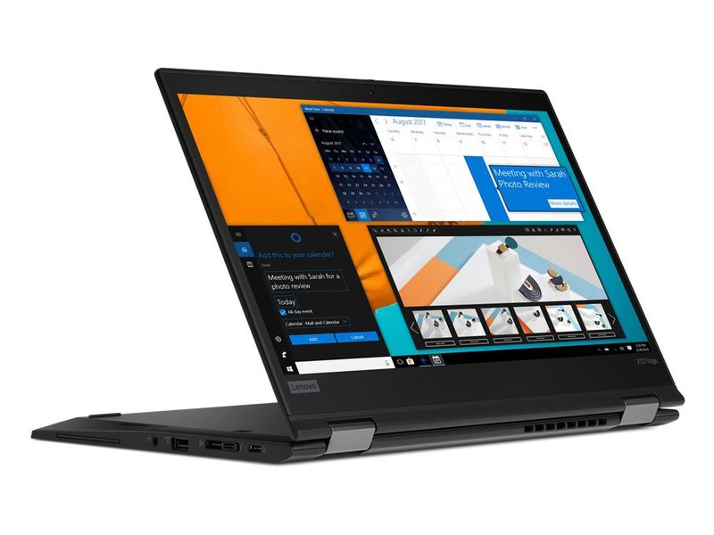 Lenovo ThinkPad X13 Yoga Gen 1 Intel® Core™ i7 i7-10510U Hybrid (2-in-1) 33.8 cm (13.3") Touchscreen Full HD 16 GB DDR4-SDRAM 512 GB SSD Wi-Fi 6 (802.11ax) Windows 10 Pro Black