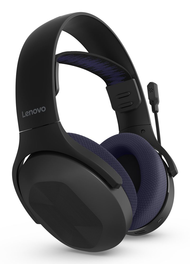 Lenovo Legion H410 Headphones Wireless Head-band Gaming USB Type-C Bluetooth Black, Purple