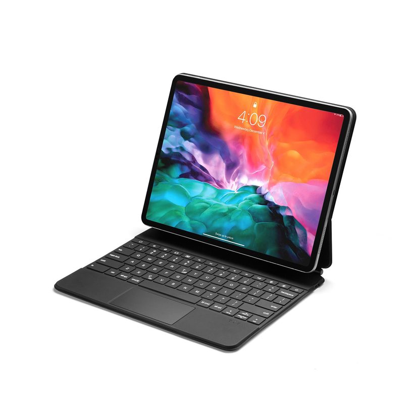 WiWU Magic Keyboard for iPad Bluetooth Wireless Magnetic Attached Stable Tablet Keyboard Portable Adjustable Keyboard Shell 11” 12.9′