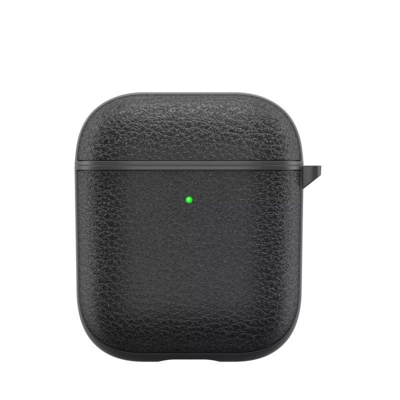 WiWU Calfskin Genuine Leather Case Portable Carry TPU+Calfskin 360 Degree Full Protection for Airpods