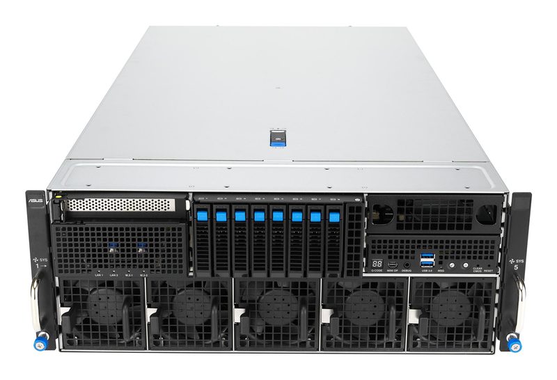 ASUS ESC8000A-E13P LGA 6096 Rack (4U) Silver, Black