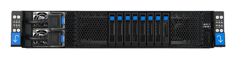 ASUS RS720QA-E12-RS8U LGA 6096 Rack (2U) Black, Silver