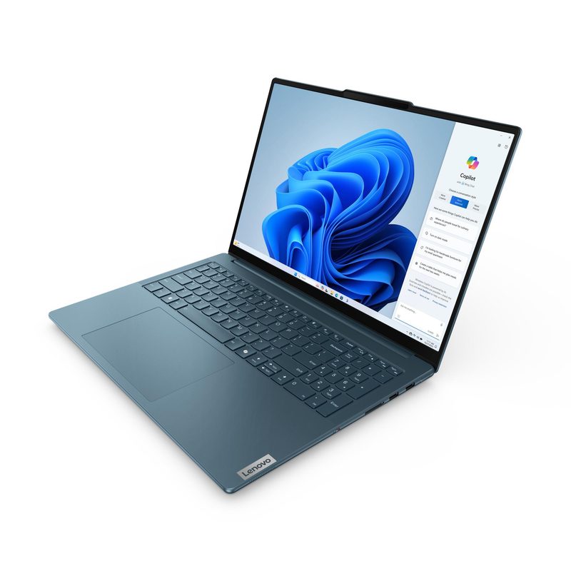 Lenovo Yoga Pro 9 16IMH9 Intel Core Ultra 7 155H Laptop 40.6 cm (16") 3.2K 16 GB LPDDR5x-SDRAM 1 TB SSD NVIDIA GeForce RTX 4050 Wi-Fi 6E (802.11ax) Windows 11 Home Teal Turkish