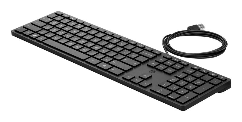HP *Non Cancellable/Non Returnable (NCNR)* 320K WIRED BELGIUM keyboard Office USB Black