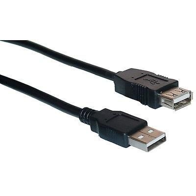 S-Tek [770625] USB 2.0 Cable A To Extension -1.8M