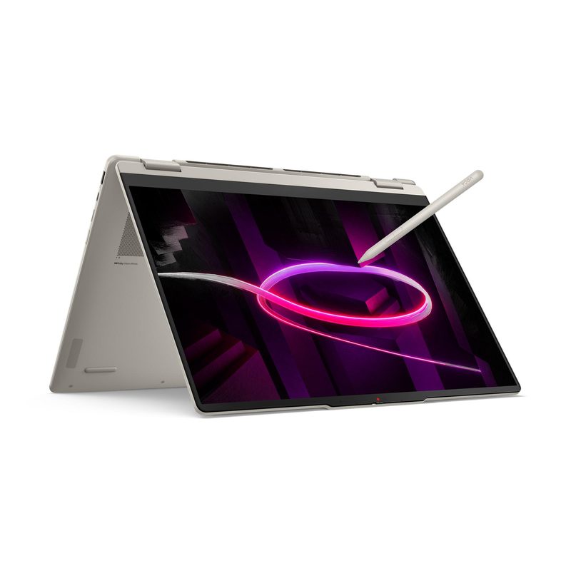 Lenovo Yoga 7 2-in-1 16AGP11 Copilot+ PC AMD Ryzen™ AI 5 435 Hybrid (2-in-1) 40.6 cm (16") Touchscreen WUXGA 16 GB LPDDR5x-SDRAM 1 TB SSD Wi-Fi 7 (802.11be) Windows 11 Home Grey Belgian
