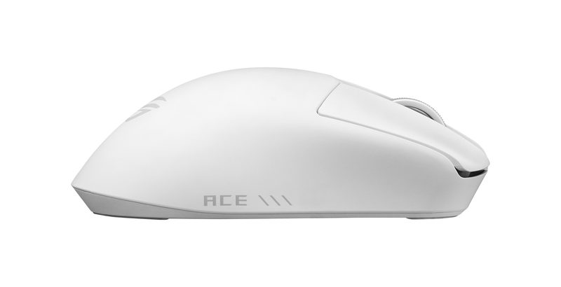 ASUS ROG Gladius IV Ace WHT mouse Gaming Right-hand RF Wireless + Bluetooth + USB Type-A Optical 65000 DPI