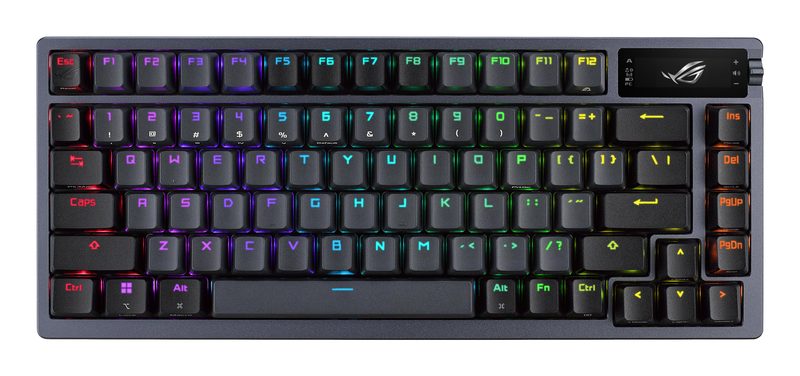 ASUS ROG Azoth keyboard Gaming USB + RF Wireless + Bluetooth Black