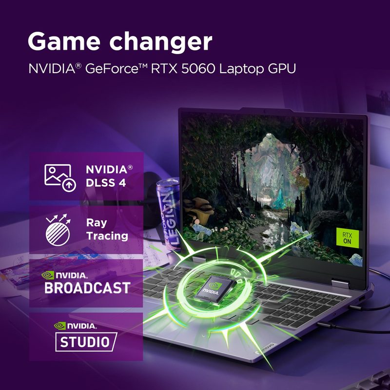 Lenovo LOQ 15IRX10 Intel® Core™ i7 i7-13700HX Laptop 39.6 cm (15.6") Full HD 16 GB DDR5-SDRAM 1 TB SSD NVIDIA GeForce RTX 5060 Wi-Fi 6 (802.11ax) Windows 11 Home Grey English