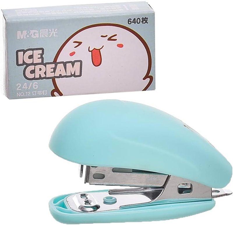 M&G ABSN2624 Mini Stapler with 24/6 Staples Box of 640 Pieces Capacity of 20 Sheets