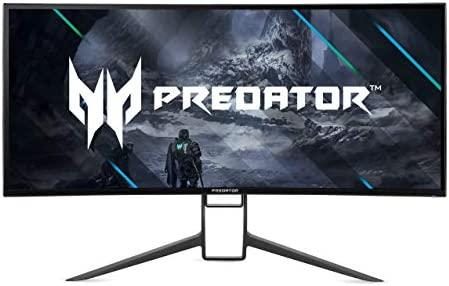 Acer Predator X34 Sbmiiphzx 34″ 1900R Curved UWQHD (3440 x 1440) IPS Gaming Monitor | NVIDIA G-SYNC | NVIDIA Reflex Latency | Up to 180Hz | Up to 0.5ms | DCI-P3 98% | 400nit | DP & 2 x HDMI 2.0