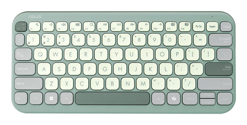 ASUS Marshmallow KW100 keyboard Home Bluetooth Green