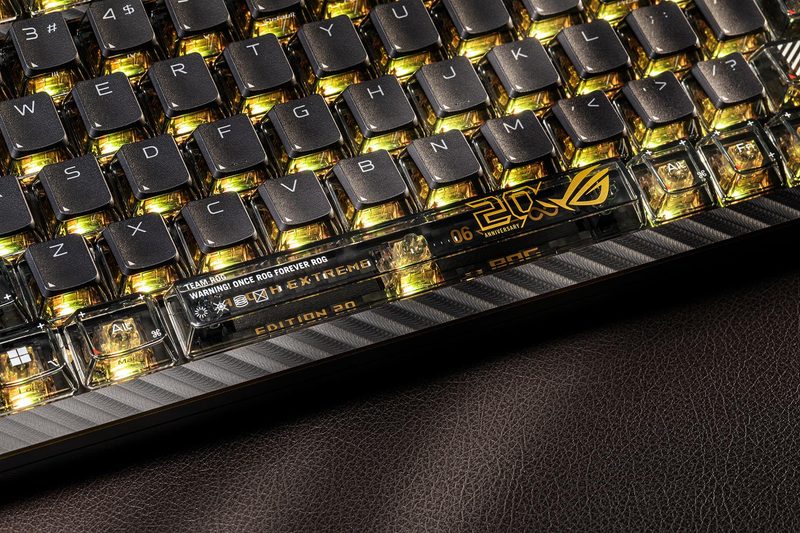 ASUS ROG Azoth Extreme Edition 20 keyboard Gaming USB + RF Wireless + Bluetooth QWERTY English Black