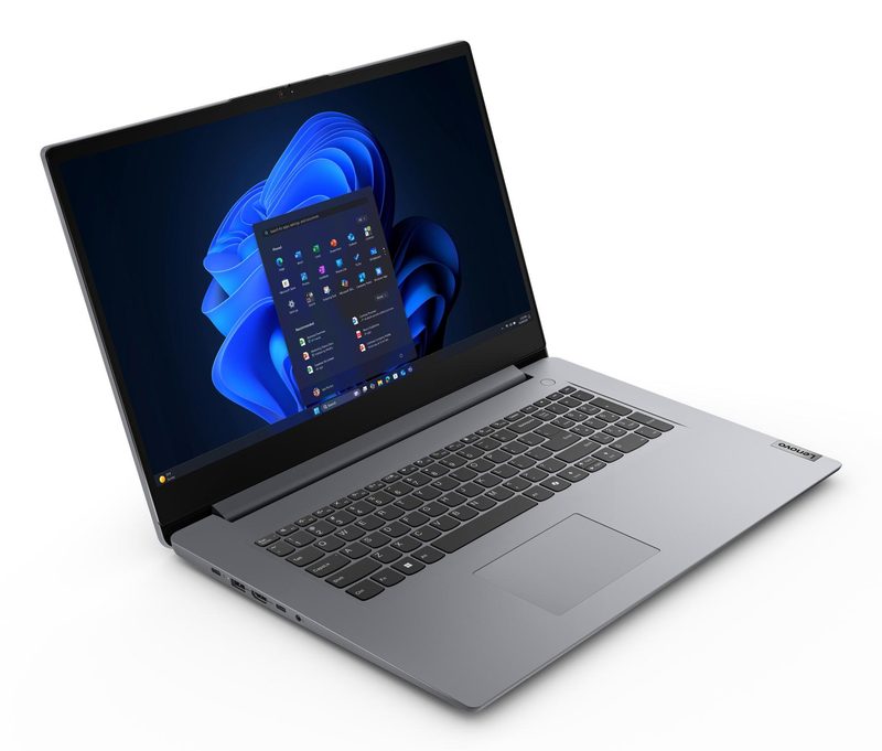 Lenovo V17 G7 IWC Intel Core 5 320 Laptop 43.9 cm (17.3") Full HD 16 GB DDR5-SDRAM 512 GB SSD Wi-Fi 6 (802.11ax) Windows 11 Pro Grey German