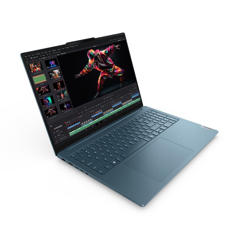 Lenovo Yoga Pro 9 16IMH9 Intel Core Ultra 7 155H Laptop 40.6 cm (16") 3.2K 16 GB LPDDR5x-SDRAM 1 TB SSD NVIDIA GeForce RTX 4050 Wi-Fi 6E (802.11ax) Windows 11 Home Teal Turkish