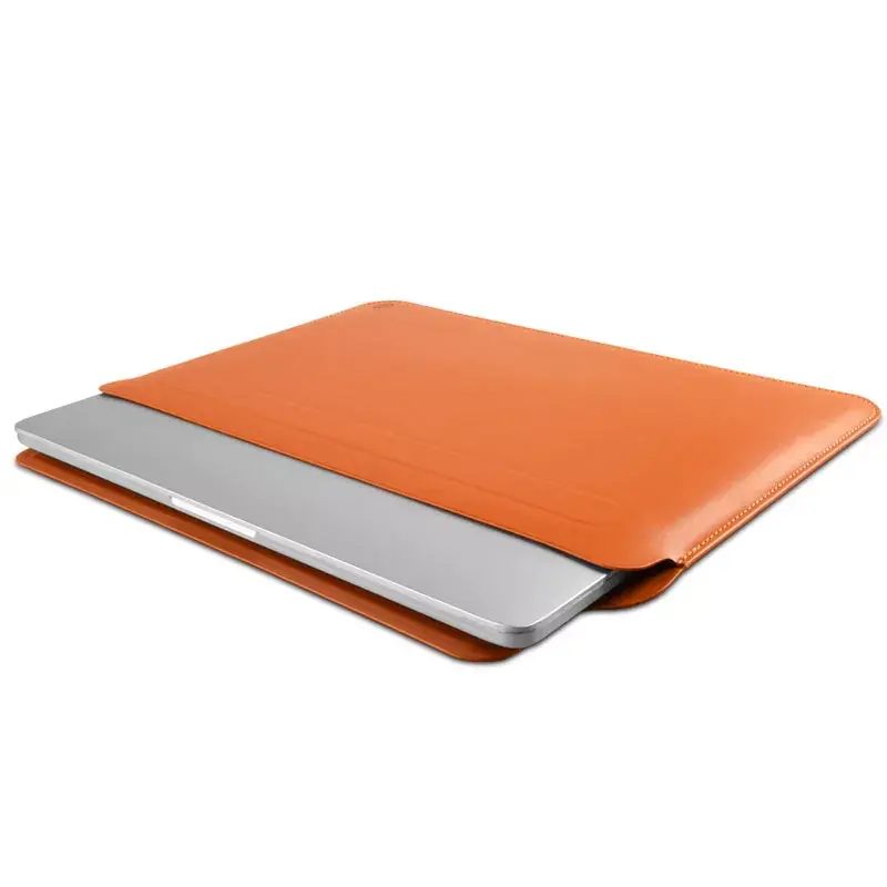 WiWU Skin Pro 3 Portable Stand 13.3-16inch PU Leather Laptop Sleeve With Magnetic Cover for MacBook