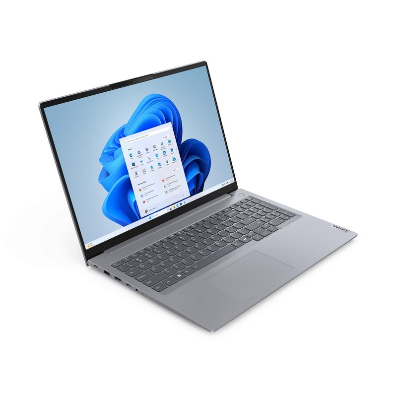 Lenovo ThinkBook 16 G7 ARP AMD Ryzen™ 5 7533HS Laptop 40.6 cm (16") WUXGA 16 GB DDR5-SDRAM 512 GB SSD Wi-Fi 6E (802.11ax) Windows 11 Pro Grey Belgian