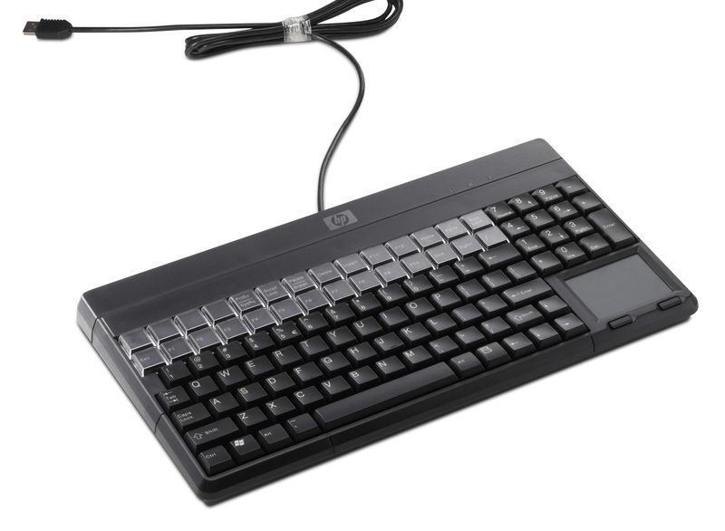 HP POS USB USB keyboard Black