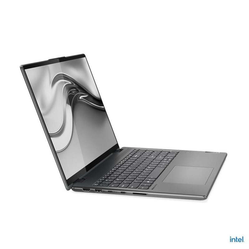 Lenovo Yoga 7 16IAP7 Intel® Core™ i7 i7-1260P Hybrid (2-in-1) 40.6 cm (16") Touchscreen WQXGA 16 GB LPDDR5-SDRAM 1 TB SSD Wi-Fi 6E (802.11ax) Windows 11 Home Grey