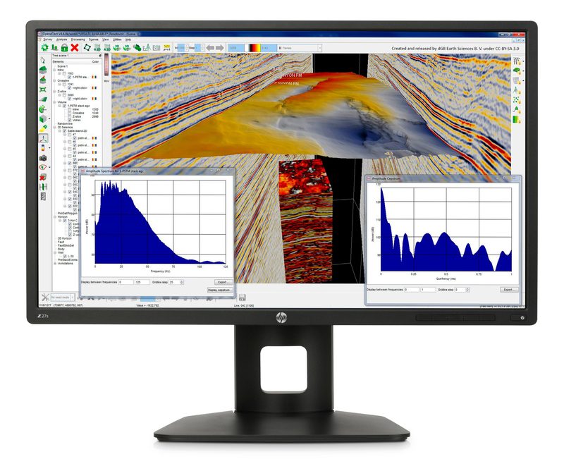 HP Z27s computer monitor 68.6 cm (27") 3840 x 2160 pixels 4K Ultra HD LED Black