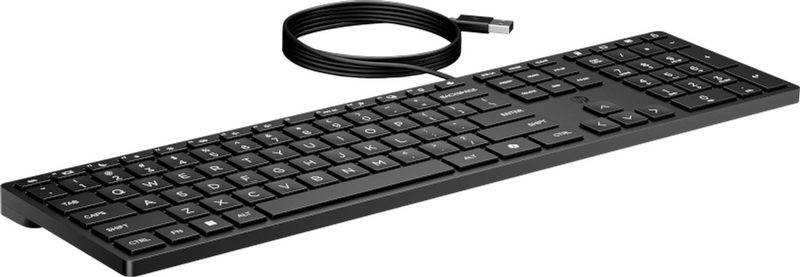 HP 320K G2 USB Wired Keyboard (Bulk Qty.12)