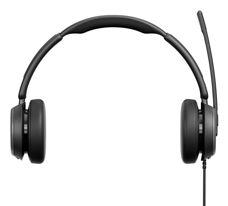 Lenovo 4Z21P85373 headphones/headset Wired Head-band Office/Call center USB Type-C / USB Type-A Black
