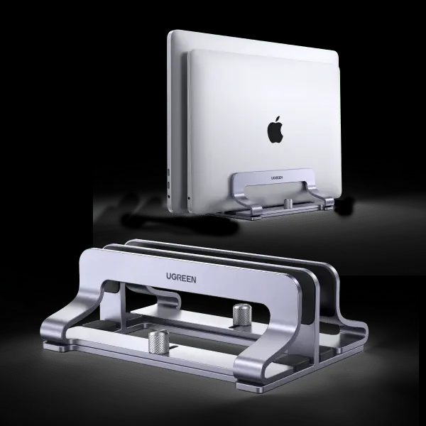 UGREEN Vertical Dual Slot Laptop Stand for Desk