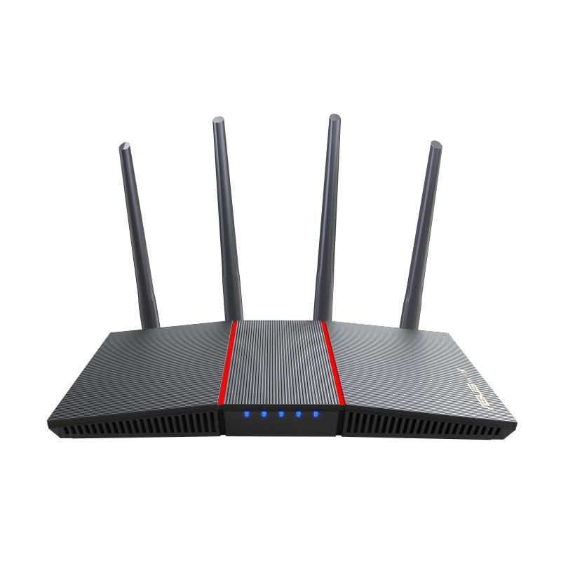 ASUS RT-AX55 wireless router Gigabit Ethernet Dual-band (2.4 GHz / 5 GHz) Black