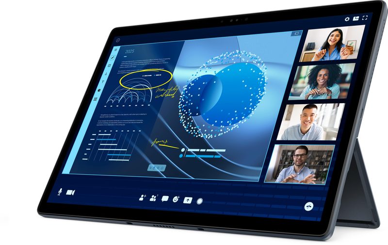 DELL Latitude 7350 Detachable Intel Core Ultra 7 512 GB 33 cm (13") 16 GB Wi-Fi 7 (802.11be) Windows 11 Pro Black