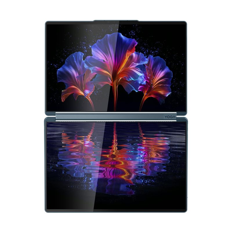 Lenovo Yoga Book 9 14IAH10 Intel Core Ultra 7 255H Hybrid (2-in-1) 35.6 cm (14") Touchscreen 2.8K 32 GB LPDDR5x-SDRAM 1 TB SSD Wi-Fi 7 (802.11be) Windows 11 Home Teal Portuguese