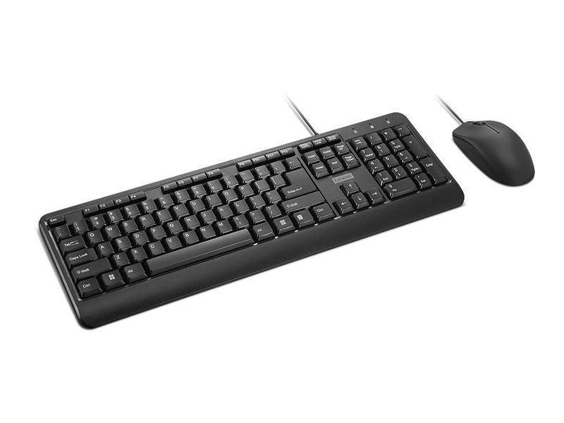 Lenovo 160 keyboard Mouse included Home/Office USB US English Black