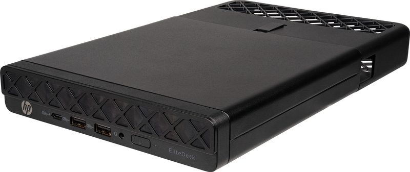HP EliteDesk 8 Mini G1a AMD Ryzen™ 5 220 16 GB DDR5-SDRAM 512 GB SSD Windows 11 Pro Mini PC Black