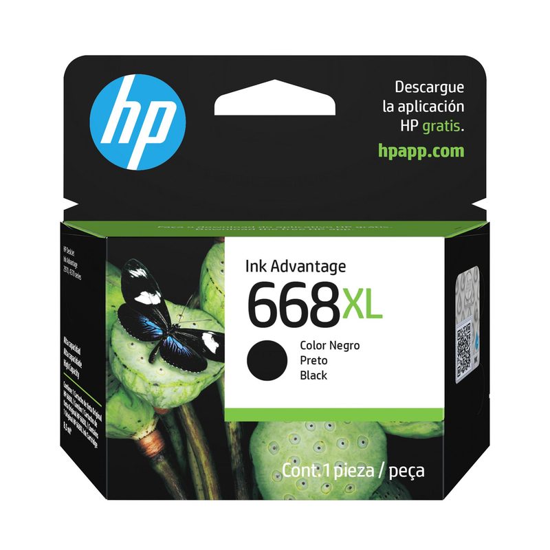 HP 668XL Black Original Ink Advantage Cartridge