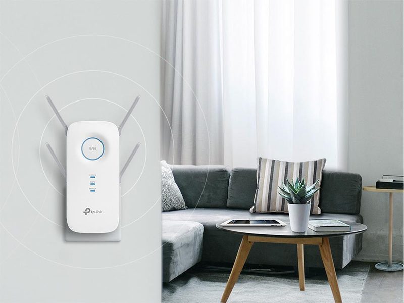 TP-Link RE650(EU) network extender Network transmitter White 10, 100, 1000 Mbit/s