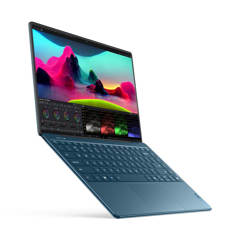 Lenovo Yoga Slim 9 14ILL10 Copilot+ PC Intel Core Ultra 7 258V Laptop 35.6 cm (14") Touchscreen WQUXGA 32 GB 1 TB SSD Wi-Fi 7 (802.11be) Windows 11 Home Teal
