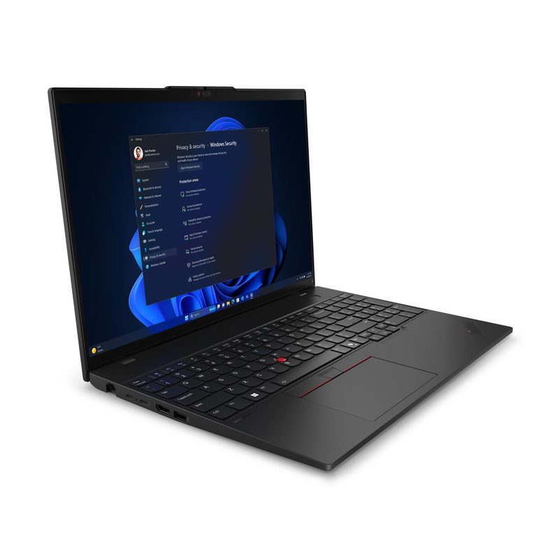 Lenovo ThinkPad L16 Gen 1 (Intel) Intel Core Ultra 7 155U Laptop 40.6 cm (16") WUXGA 16 GB DDR5-SDRAM 512 GB SSD Wi-Fi 6E (802.11ax) Windows 11 Pro Black Nordic
