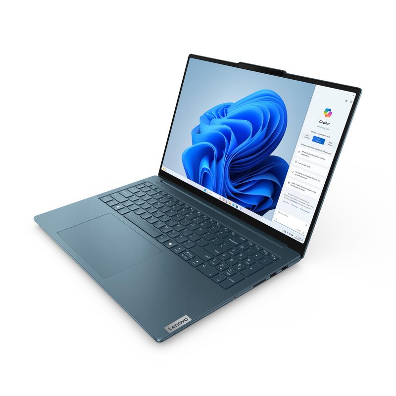 Lenovo Yoga Pro 9 16IMH9 Intel Core Ultra 9 185H Laptop 40.6 cm (16") 3.2K 32 GB LPDDR5x-SDRAM 1 TB SSD NVIDIA GeForce RTX 4070 Wi-Fi 6E (802.11ax) Windows 11 Home Teal Belgian