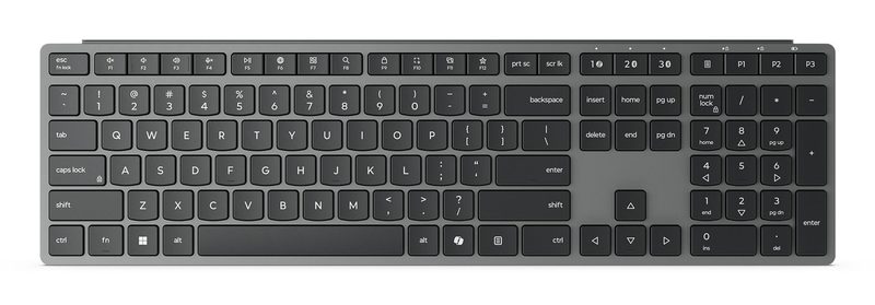 Lenovo 700 keyboard Office RF Wireless + Bluetooth US English Grey