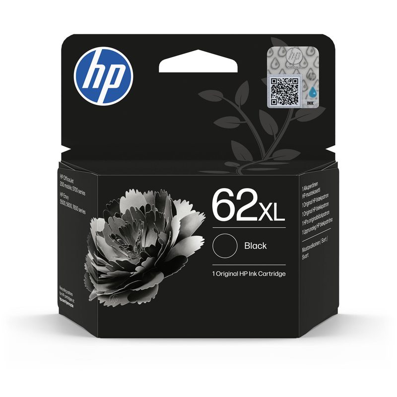 HP 62XL High Yield Black Original Ink Cartridge