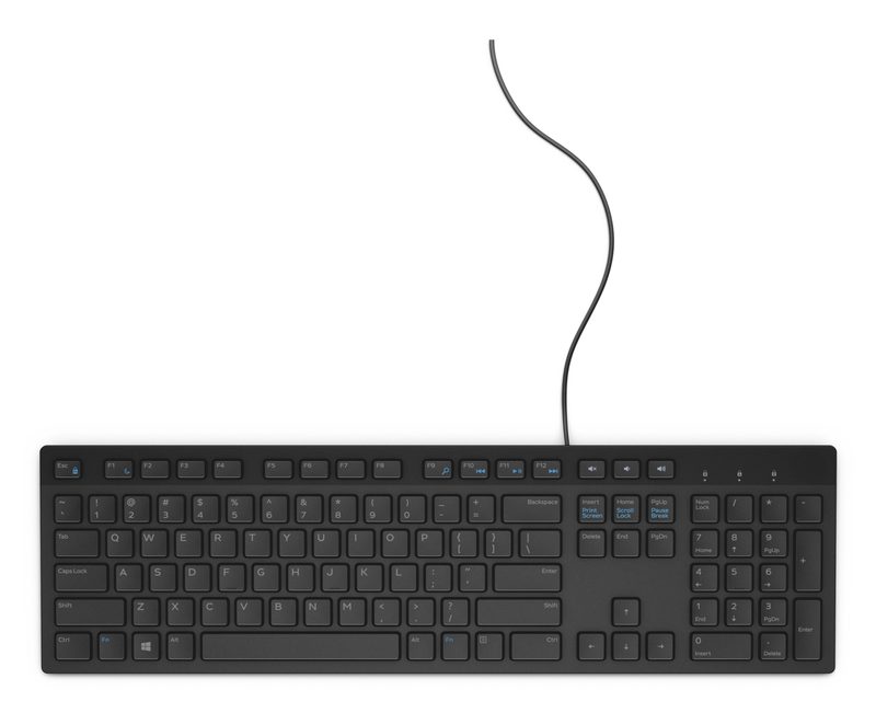 DELL KB216 keyboard Universal USB QWERTY US English Black