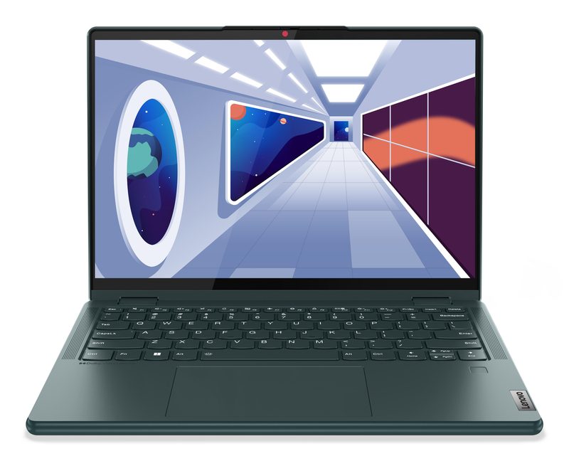 Lenovo Yoga 6 13ABR8 AMD Ryzen™ 7 7730U Hybrid (2-in-1) 33.8 cm (13.3") Touchscreen WUXGA 16 GB LPDDR4x-SDRAM 512 GB SSD Wi-Fi 6 (802.11ax) Windows 11 Home Teal
