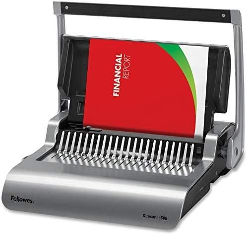 Fellowes Binding Machine Quasar+ Comb Binding (5227201), 5.1″ x 18.1″ x 15.4″