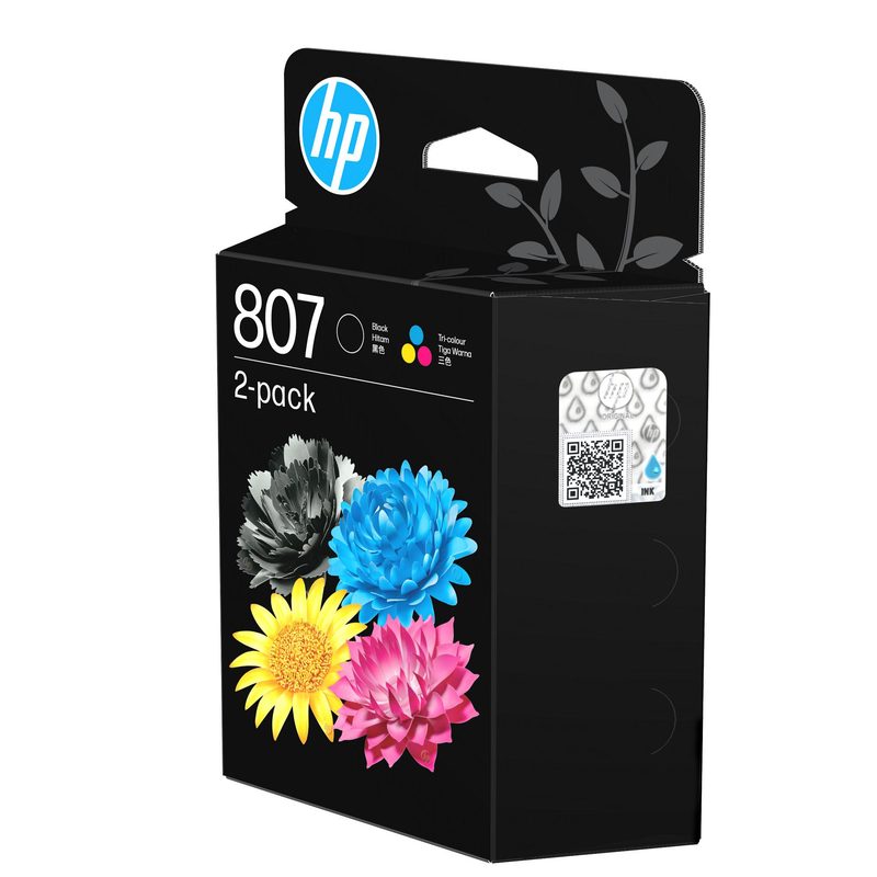 HP 807 2-Pack Tri-color Original Ink Cartridge