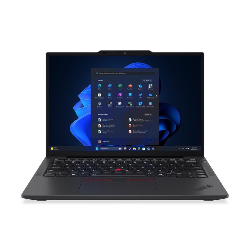 Lenovo ThinkPad X13 Gen 7 (Intel) Copilot+ PC Intel Core Ultra 7 355 Laptop 33.8 cm (13.3") Touchscreen WUXGA 32 GB LPDDR5x-SDRAM 512 GB SSD Wi-Fi 7 (802.11be) Windows 11 Pro Black Nordic
