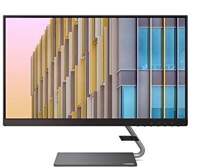 Lenovo Q24h-10 23.8-inch QHD (2560 x 1440) USB-C LCD Monitor, LED Backlit, AMD FreeSync, 75Hz, 4ms, 99% sRGB, Speakers, Low Blue Light