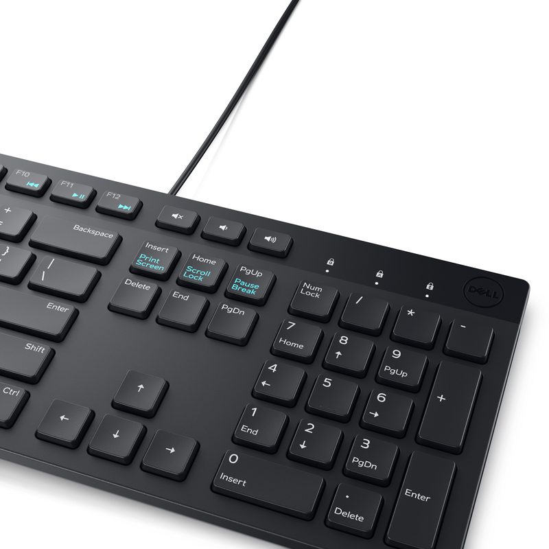 DELL KM300C keyboard Mouse included Office USB Canadian Black