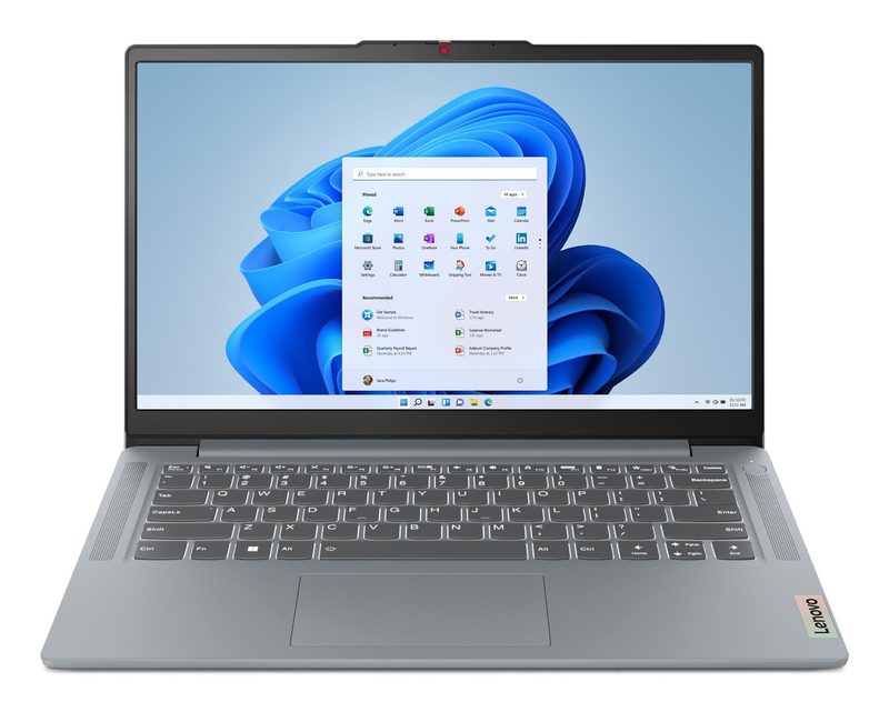 Lenovo IdeaPad Slim 3 14AMN8 AMD Ryzen™ 3 7320U Laptop 35.6 cm (14") Full HD 8 GB LPDDR5-SDRAM 512 GB SSD Wi-Fi 6 (802.11ax) Windows 11 Home Grey German