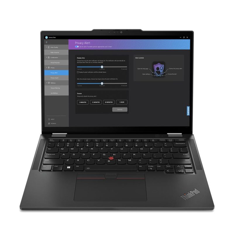 Lenovo ThinkPad X13 2-in-1 Intel Core Ultra 7 155U Hybrid (2-in-1) 33.8 cm (13.3") Touchscreen WUXGA 16 GB LPDDR5x-SDRAM 1 TB SSD Wi-Fi 6E (802.11ax) Windows 11 Pro Black US English