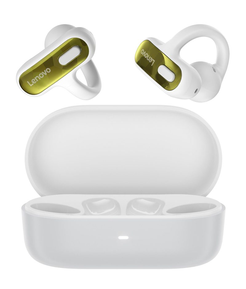 Lenovo X500 Headset True Wireless Stereo (TWS) Ear-clip-on, Open-ear Business/Everyday USB Type-C Bluetooth White