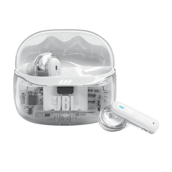 JBL Tune Beam 2 Ghost Edition Headset Wireless In-ear Music/Everyday Bluetooth White